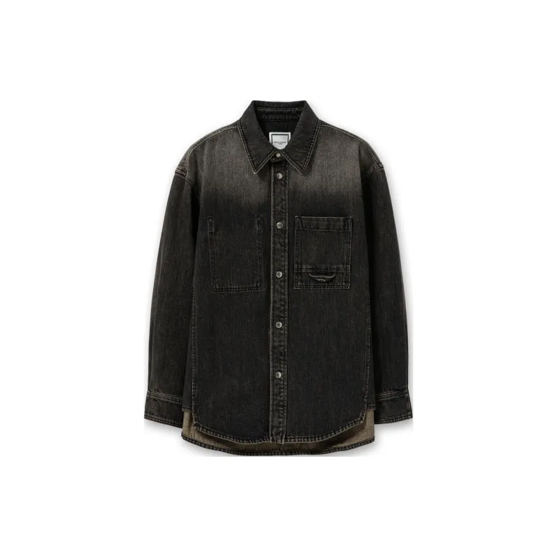 WOOYOUNGMI SS25 Denim Jacket Men's Gray-0