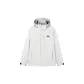 Ivory White Single Windbreaker Jacket