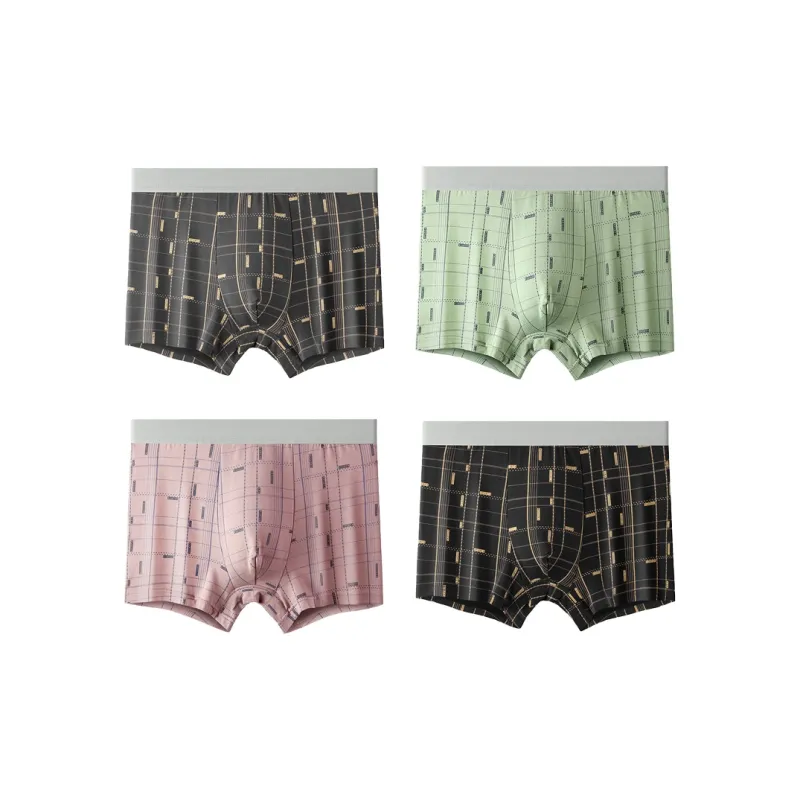PLANDOO Underpants Men's 4 Pack-3