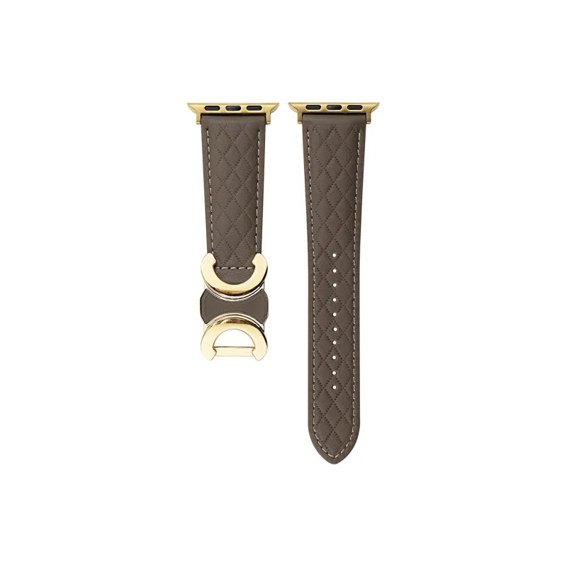 IWabcertoo Watch Band Apple Compatibility 208mm Genuine Leather Material Unisex-3