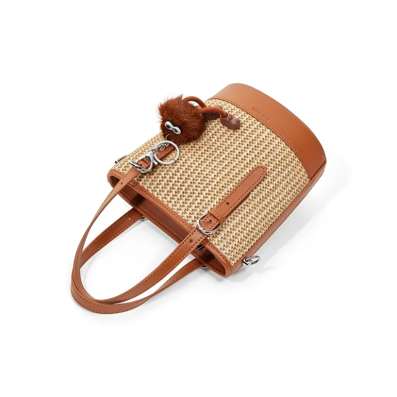 Teenmix Fabric Crossbody One Shoulder Handbag Women's Multicolor-19