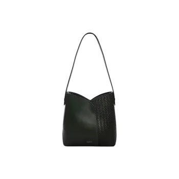 RADLEY Cow Leather Bucket Bags Shoulder Bags Medium Size Women's Green
