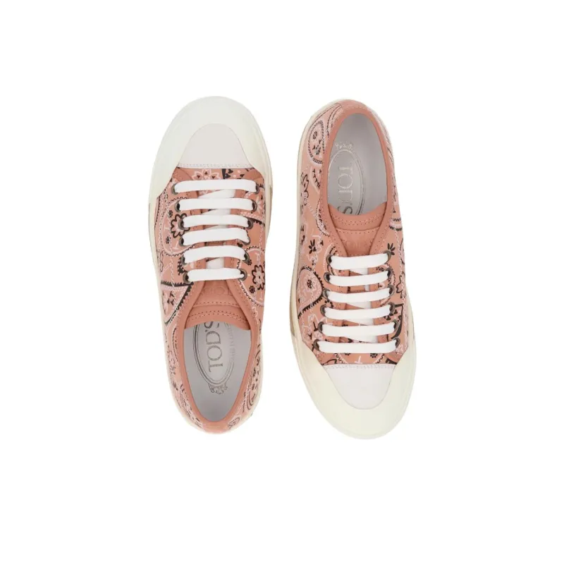 TOD'S Low Top Skateboard Shoes Women's Pink-3