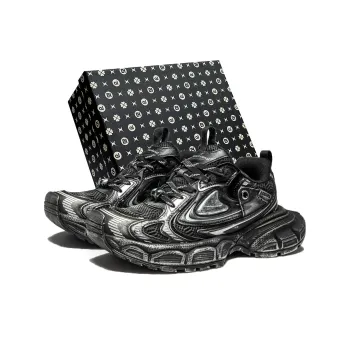HeeDimensional Low Top Chunky Sneakers Unisex Jazz Black