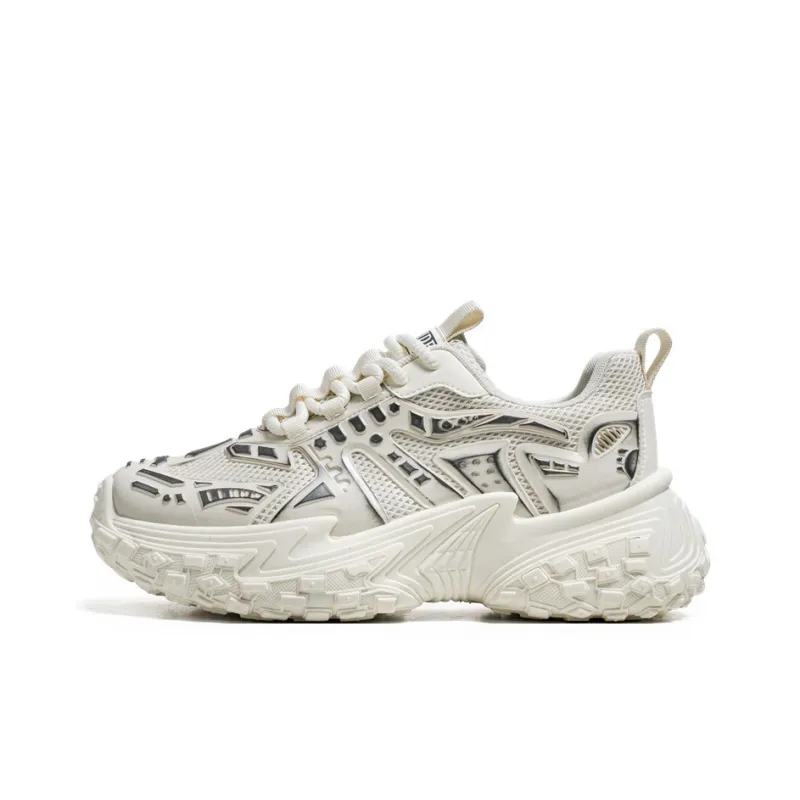 Bull Charm Breathable Height Increasing Cushioning Low-Top Chunky Sneakers Men's-11