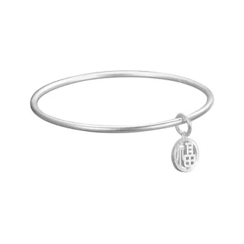 FUSSEM S999 Fine Silver Bangles Women's