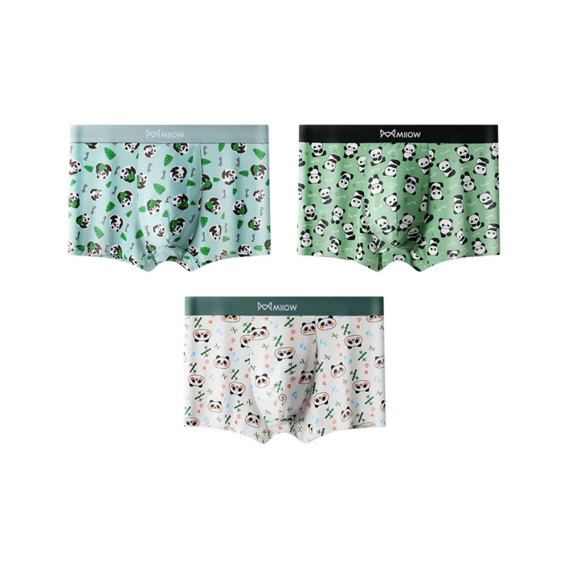 MIIOW Trendy Party Collection Cooling Summer Collection Underpants Men's 3 Pack-30