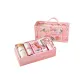 Insulated Cup+Small Tea Canister*2+Grinding Soap+Hand Cream+Fan+Box