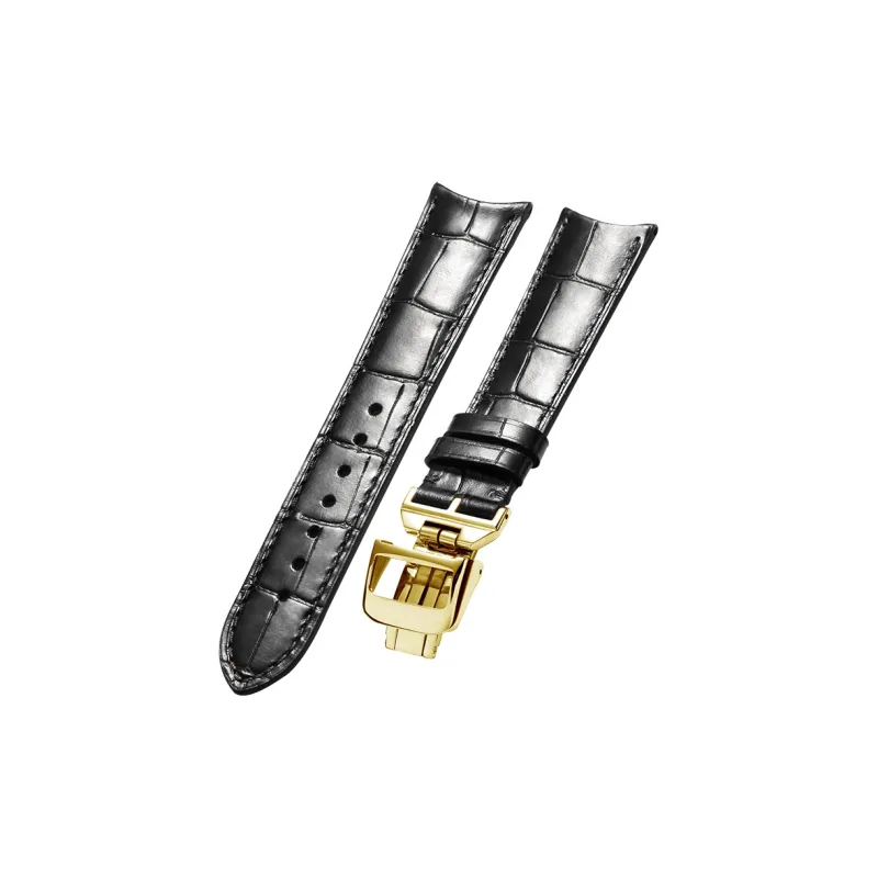 MILANQIAN M&Q Jaeger Compatibility Watch Band 190mm Cowhide Leather Material-12