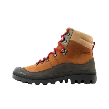 Palladium PALLABROUSSE Waterproof High Top Hiking Shoes Men's Brown