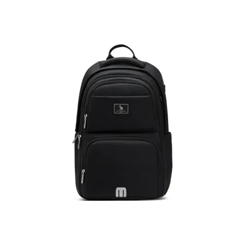OIWAS Fabric Travel Backpack Laptop Bag Students Backpack Regular Unisex Black/Blue