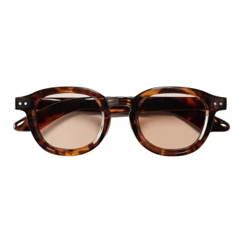 UNIQLO Round Sunglasses Unisex Tortoiseshell