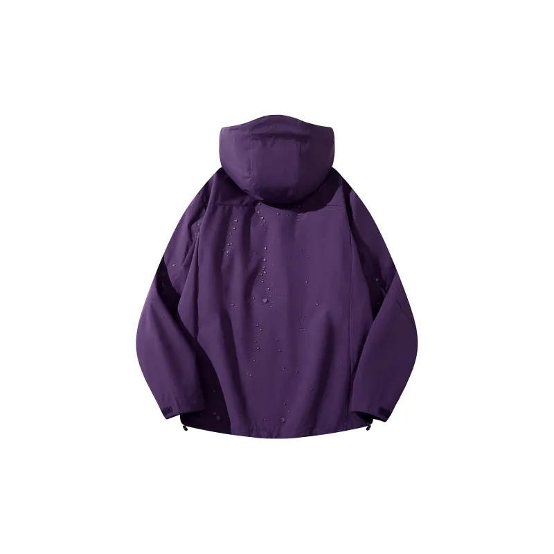 BOBBY ABLEY Water-Resistant Windproof Wear-Resistant Windbreaker Jacket Unisex Dragon Scales Yellow-21