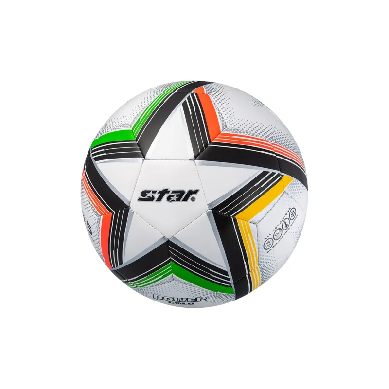 Star Size 5 Ball Soccer TPU Machine Stitched Soccer Ball Unisex Yellow Orange Green White-3