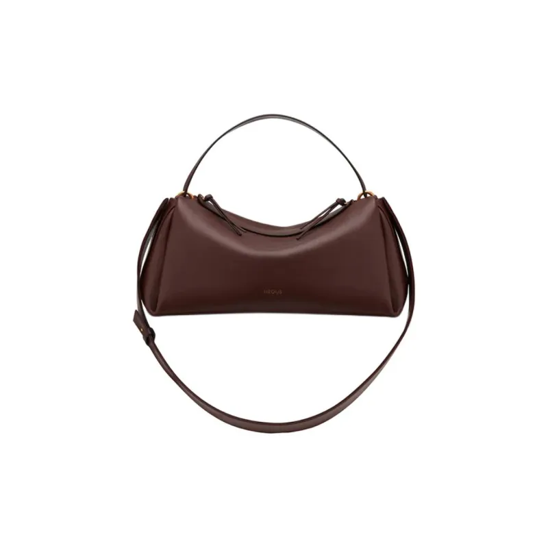 NEOUS Calfskin One Shoulder Handbag Women's Dark Chocolate-0