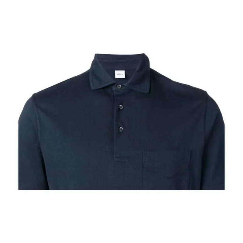 ASPESI Buttoned Short Sleeved Polo Shirt-4