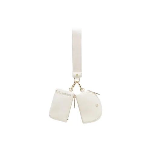Lululemon Recycled Nylon Coin Purse Unisex White