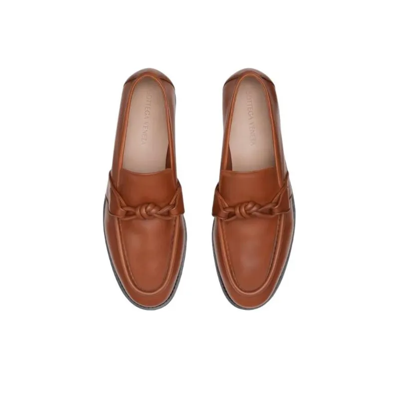 Bottega Veneta Astaire Loafers Men's Brown-2