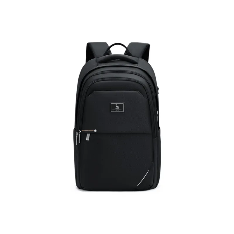 OIWAS Fabric Travel Backpack Laptop Bag Backpack Unisex Black/Blue-0