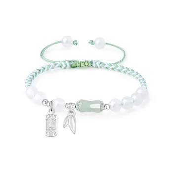 Lao Feng Xiang Hetian Jade Bracelets Green Jade Unisex