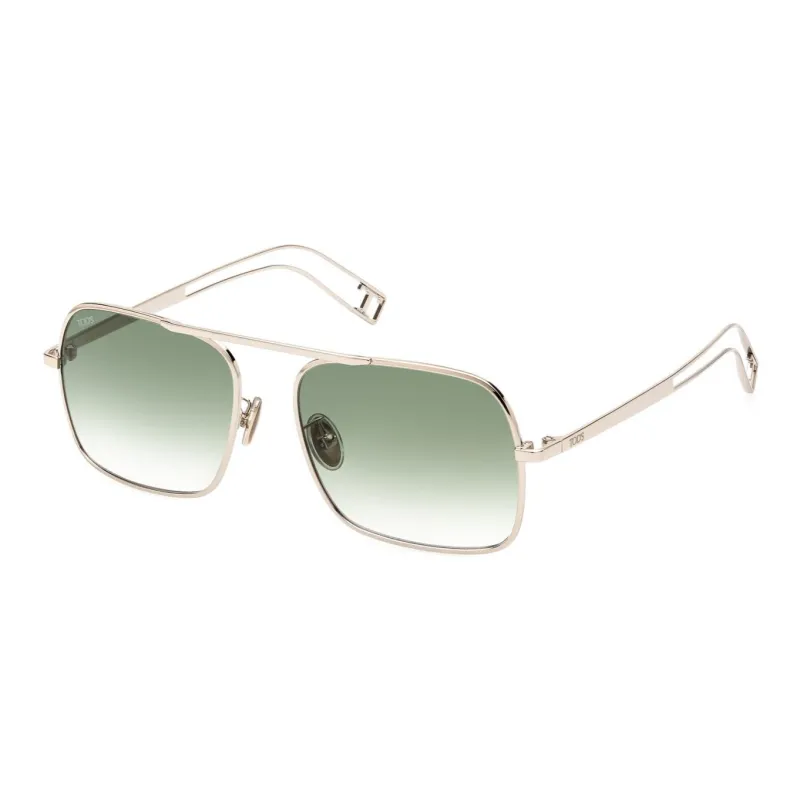 TOD'S Metal Rectangular Sunglasses Men's Gold-0