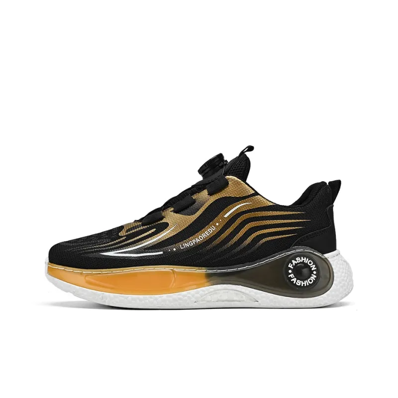 Bull charm Casual Shoes Men Low Top Gray Blue/Black Yellow-6