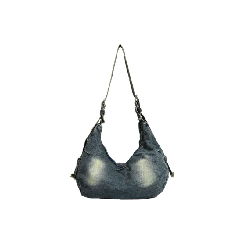 NOMK Denim Shoulder Bags Shoulder Bag Crossbody Bags Women's -Sizing Blue/Yellow/Black-3