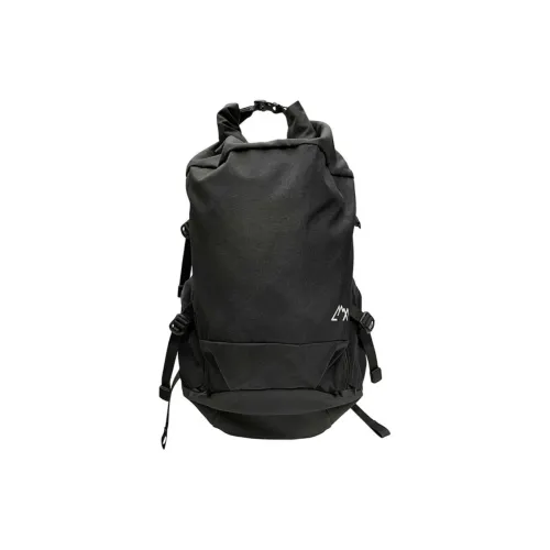 Large Flap Quilted Lambskin Leather Shoulder skull bag Black Nylon Backpack Unisex Black