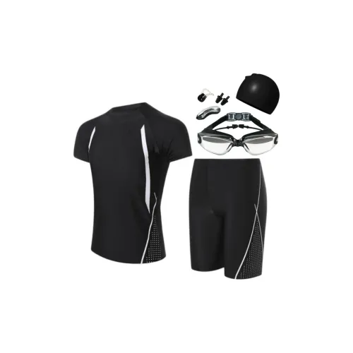 Yalu Preferred Swimming Sets Men's Black