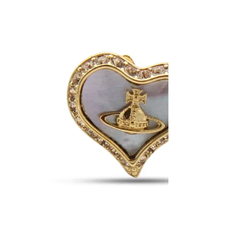 Vivienne Westwood Brass Stud Earrings Women's Rose Gold-2
