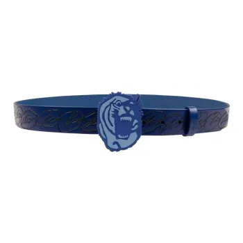Travis Scott - Leather Belts Men's Blue -