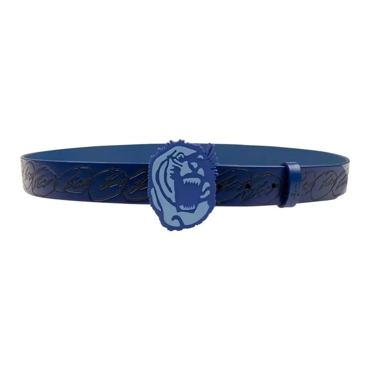 Travis Scott - Leather Belts Men's Blue --0