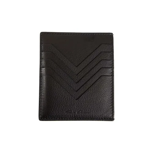 RICK OWENS/RO Cow Leather Card Holder Men's Black