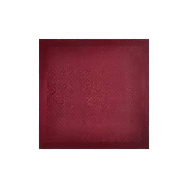 GUCCI Silk Silk Scarves Women's Red-0
