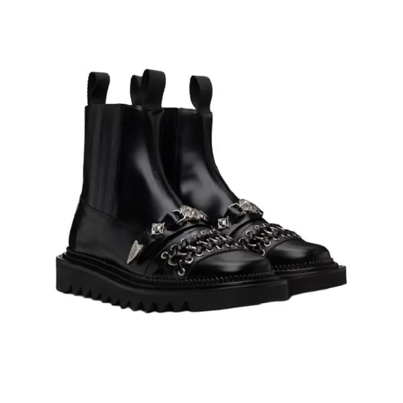 TOGA VIRILIS Chelsea Boots Men's Black-2