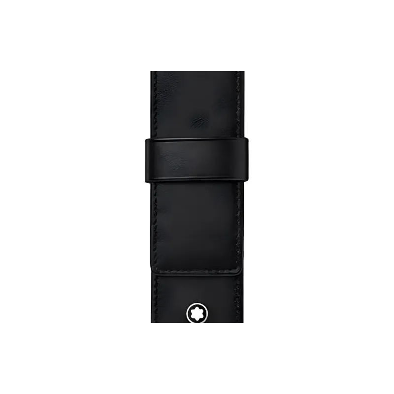 MONTBLANC Meisterstuck Leather Storage Bag Men's Black-3