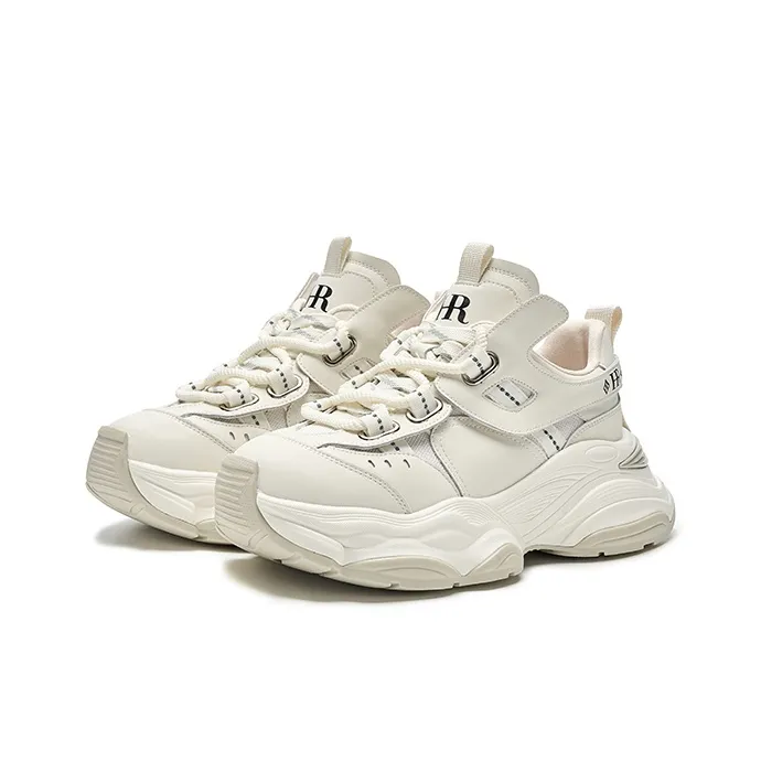 HR Low-Top Chunky Sneakers Women's Ecru-2