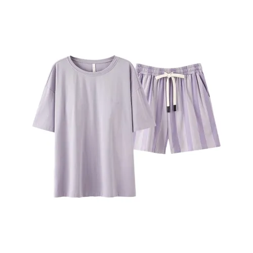 XIAFENYAN Pajama Set Women's Purple