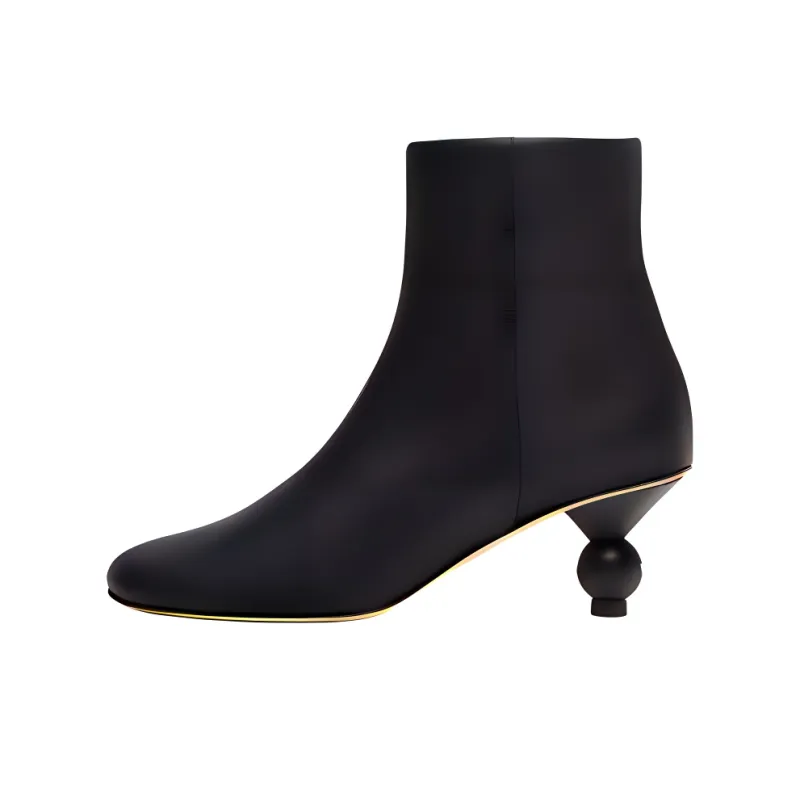 WEEKEND MaxMara Ankle Boots 5.5cm Women's Black-2