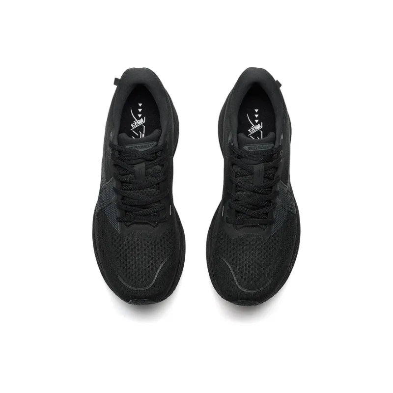 XTEP Cushioning Wear Resistant Rebound Low Top Carbon Sheet Training Running Shoes Men's Black-3