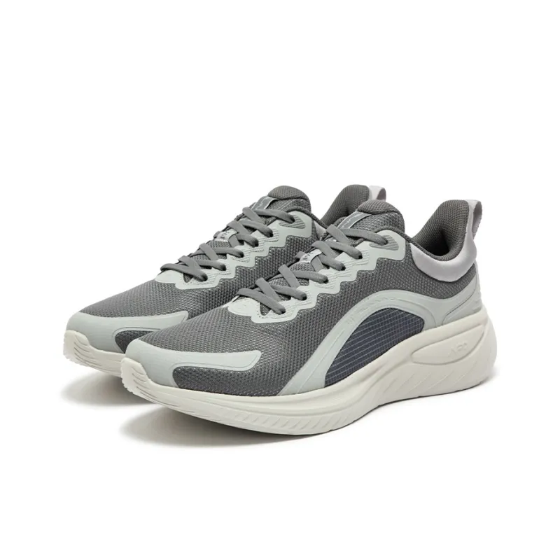 361° Softwalk 3.0 Anti Slip Wear Resistant Low Top Casual Running Shoes Men's Recycling Gray-2