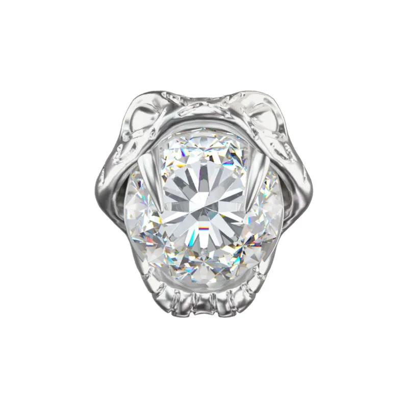 ICEGANG S925 Silver Stud Earrings Unisex-9