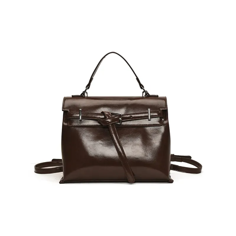 Morellybear PU Backpack Women's Black/Brown-6