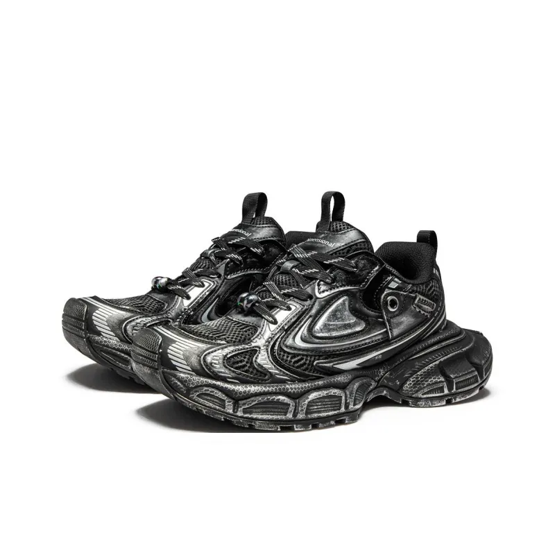 HeeDimensional Low-Top Chunky Sneakers Unisex Jazz Black-1