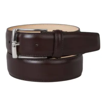 CROCKETT & JONES Leather Belts Men's Brown  