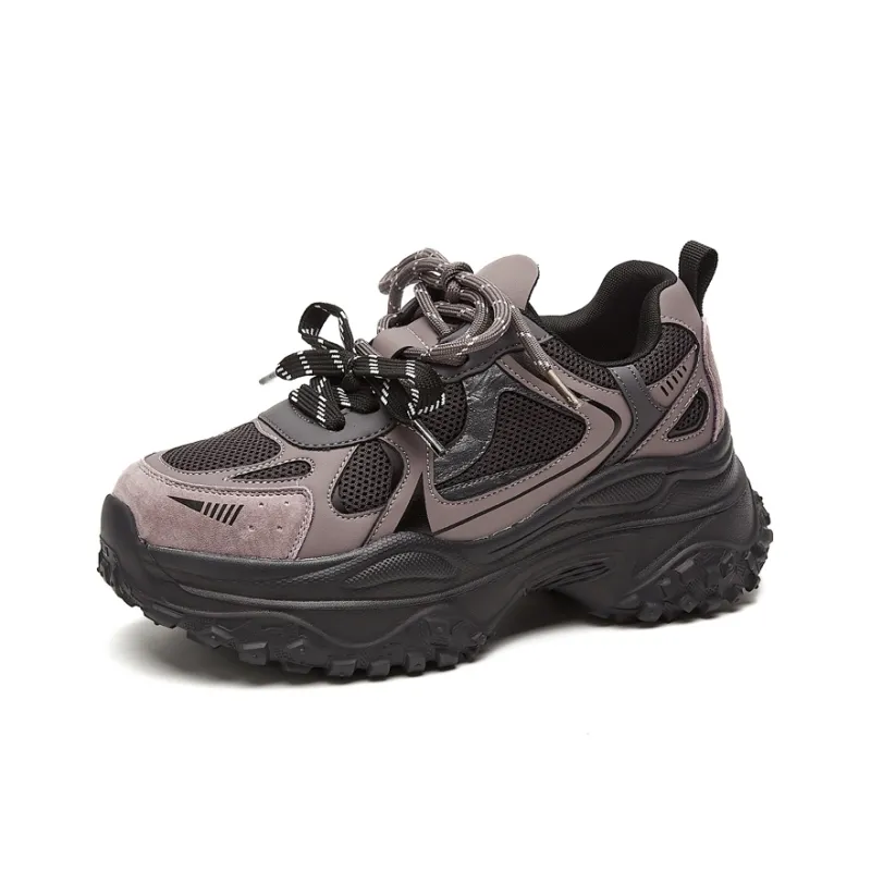 Jerden Smith Breathable Coverage Height Increase Low Top Chunky Sneakers Women's-1