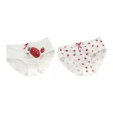 Left Strawberry+White (All over Print Strawberry)