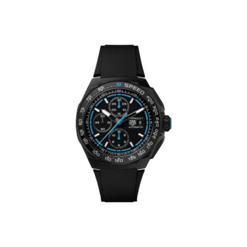 TAG HEUER F1 Collection Automatic Mechanical Movement Men's Watches Watch 44mm Black Dial Titanium Watch Case