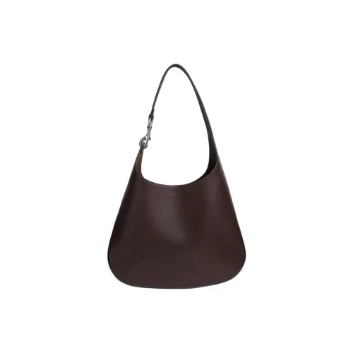 Phoebe Philo Calfskin Handbag, Shoulder Bag Regular Women's Chocolates Brown