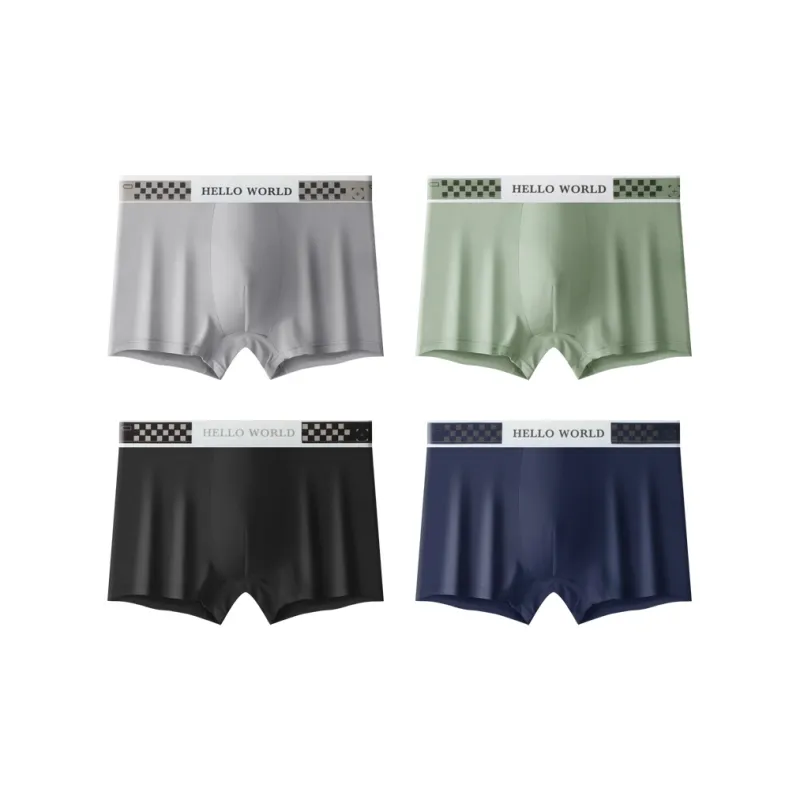 PLANDOO Underpants Men's 4 Pack-4